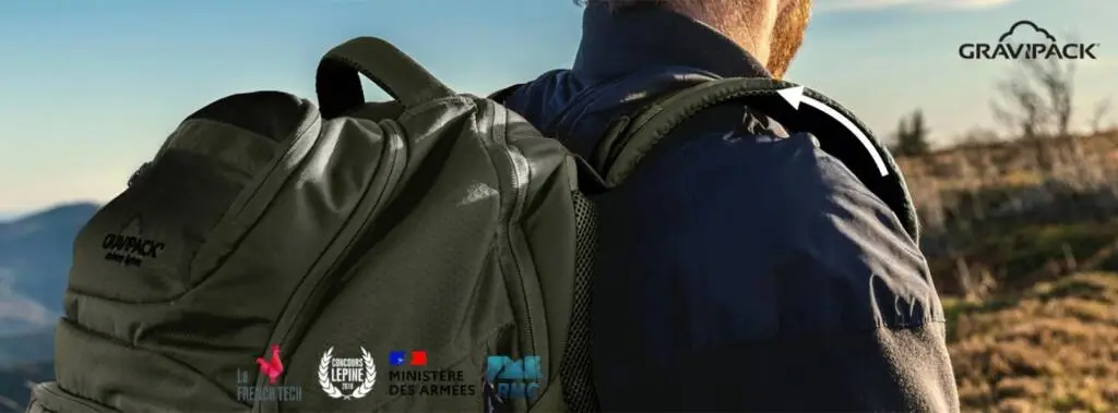Les sacs à dos Gravipack exosquelette, randonnées, professionnels et urbains sont populaires dans les villes du monde entier.