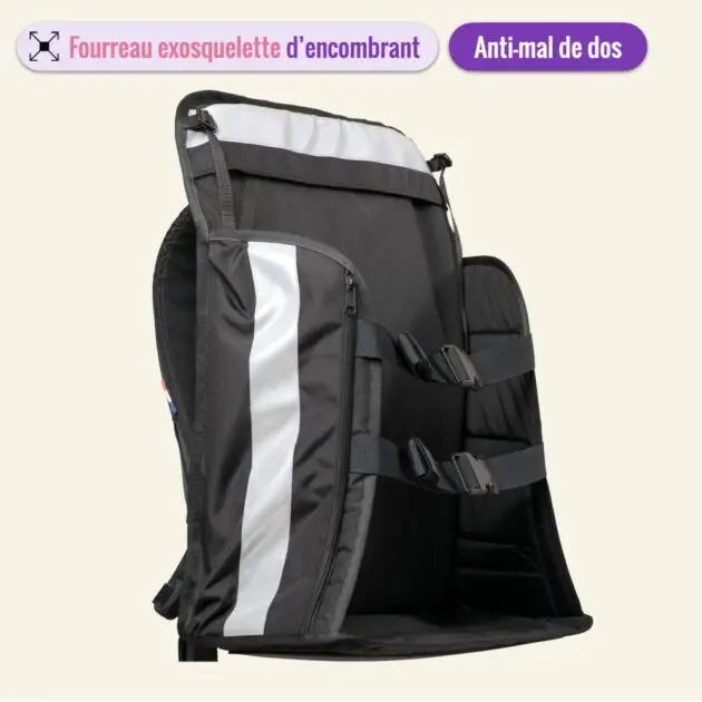 Sac à dos anti mal de dos léger, parfait pour les étudiants équipés d’un ordinateur portable