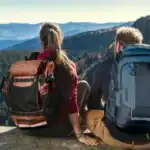 Sac à dos ergonomique GRAVIPACK vu de dos avec panneau rembourré et bretelles de portage