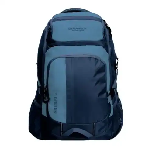 Sac à dos travail confortable GRAVIPACK porté de face avec les bretelles ergonomiques visibles