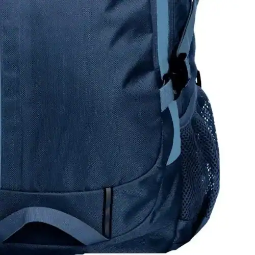 Sac à dos anti-mal de dos GRAVIPACK posé avec compartiments et système de portage visibles