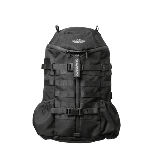 Sac à dos étudiant confortable GRAVIPACK vu de dos avec panneau rembourré et bretelles de portage