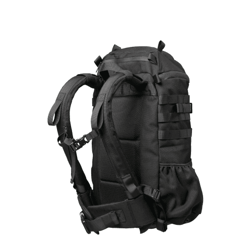Détail des bretelles à exosquelette du sac à dos pc 17 pouces GRAVIPACK