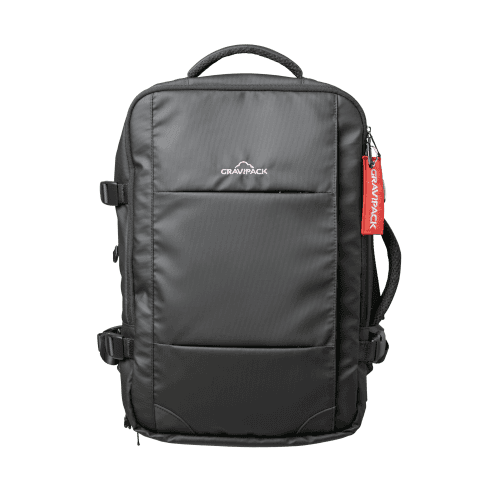 Compartiments et rangements d’un sac à dos de randonnée grande capacité GRAVIPACK pour randonnée longue distance et expédition