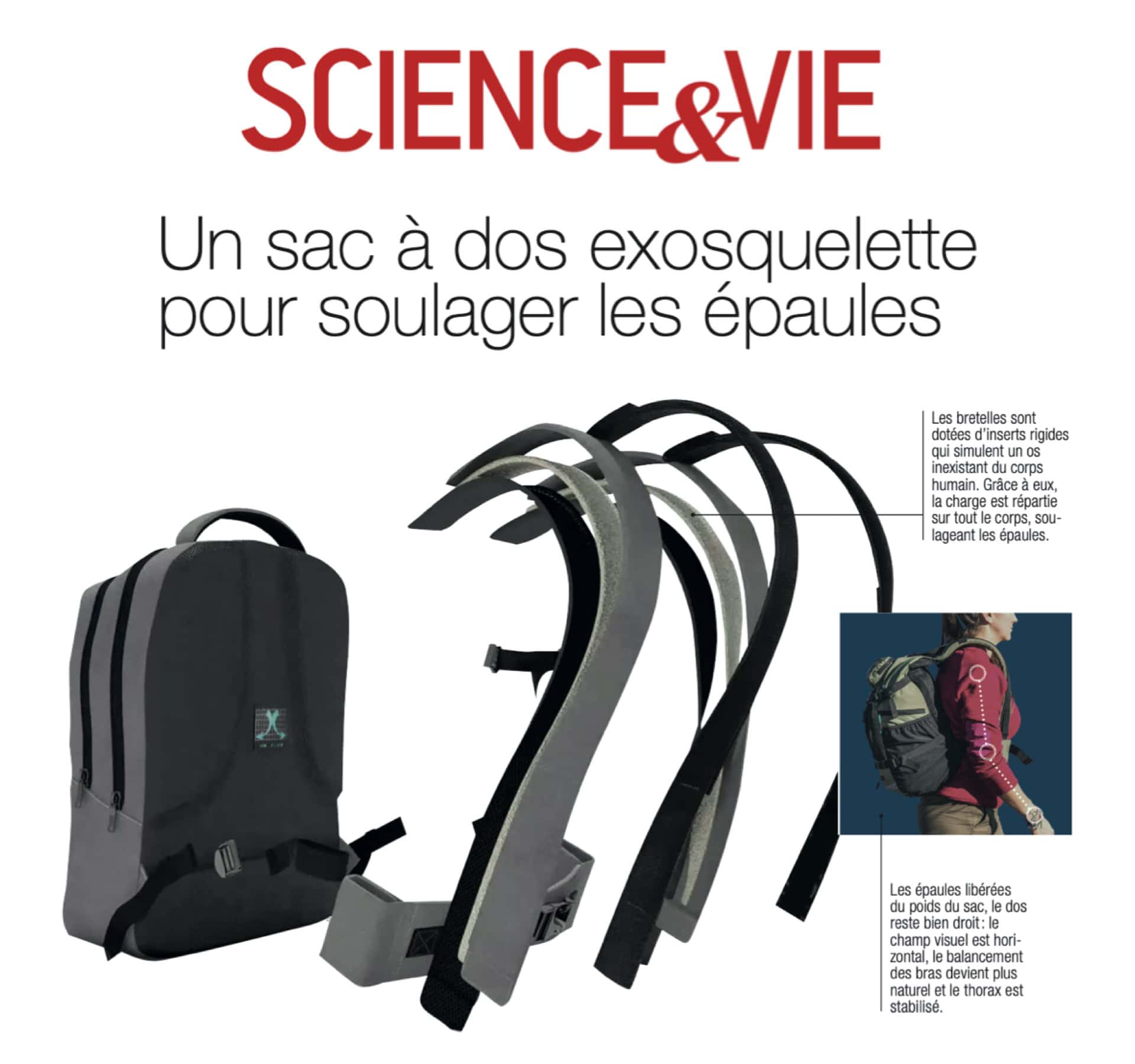 Gravipack : achetez un sac, gagnez un assistant dorsal.