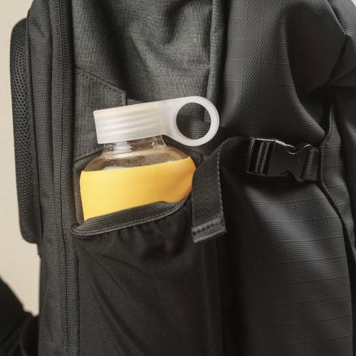 L’exosquelette intervient pour répartir intelligemment le poids pendant vos déplacements.