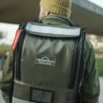 équipe d’intervention avec sacs de matériel, mise en situation professionnelle, solution de portage GRAVIPACK
