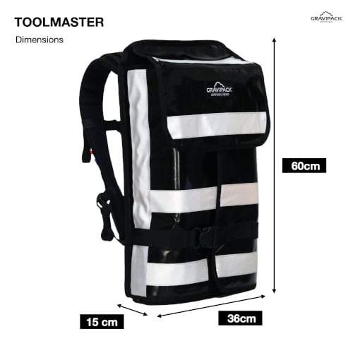 Sac à dos d’itinérance conçu pour accompagner les professionnels passant régulièrement d’un chantier à un autre.