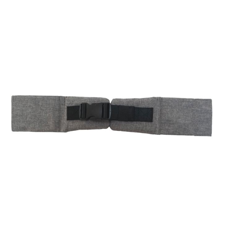 Sangle abdominale grise en tergal Gravipack pour bretelles de sac à dos