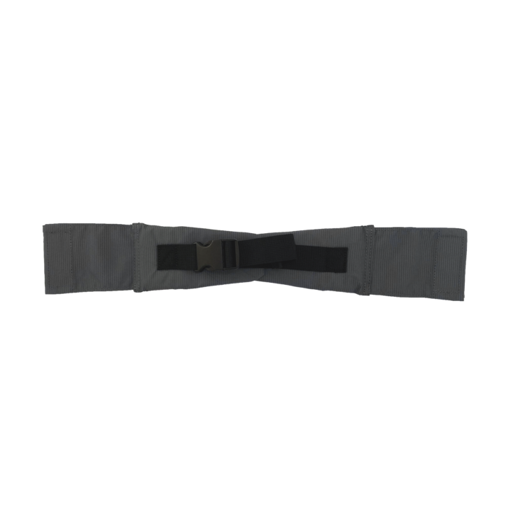 Sangle abdominale grise Gravipack pour bretelles de sac à dos