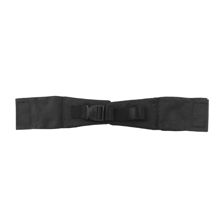 Sangle abdominale noire Gravipack pour bretelles de sac à dos