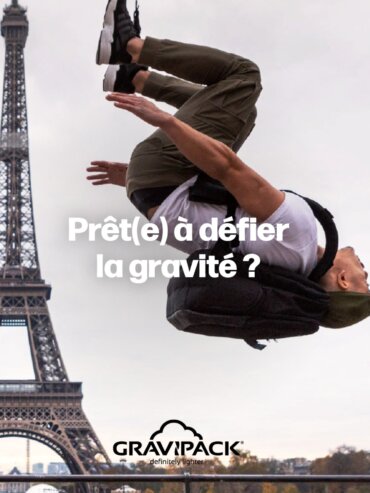 Sac à dos QVT entreprise : confort malin | GRAVIPACK