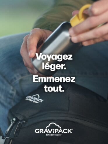 Détail des bretelles à exosquelette du sac à dos qvt entreprise GRAVIPACK