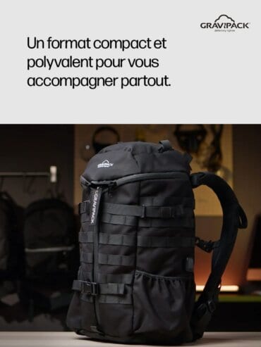 Détail des bretelles à exosquelette du sac à dos prévention tms GRAVIPACK