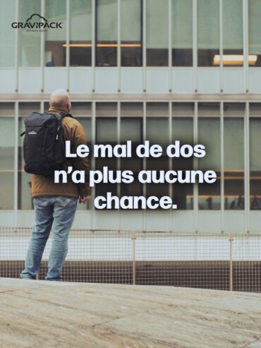 Sac à dos répartition du poids : poids dompté | GRAVIPACK