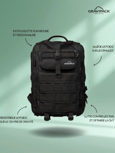 Gravipack : une technologie de portage sérieuse, accompagnée d’une bonne dose d’humour.