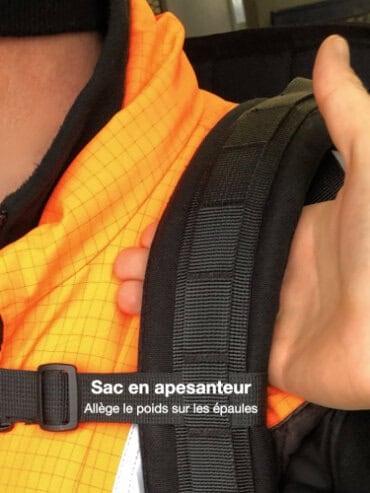 Gravipack, le sac qui donne des vacances à votre dos.