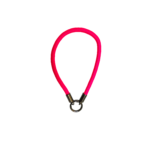 Dragonne en corde tressée rose fuchsia avec anneau rose Loop Gravipack