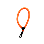 Dragonnes en corde Rope orange avec mousqueton pivotant pour accrocher facilement les accessoires au sac à dos exosquelette Gravipack.